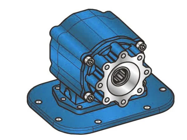 4291M PTO se spojkou SAE 8F - 600 Nm - 4291M111P62