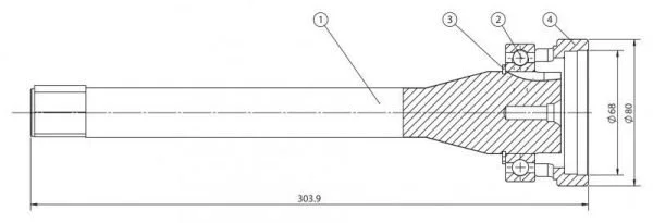205A2300000 ALB. ZF ECOSPLIT