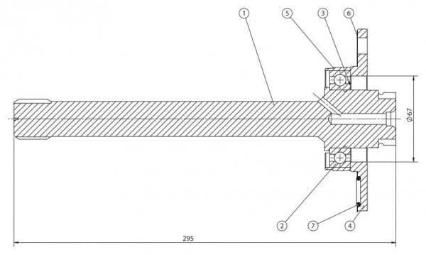 205A7810000 KIT ALBERO ZF AS TRONIC (PTO 88Z6) | HSP Partners s.r.o. - Krnov