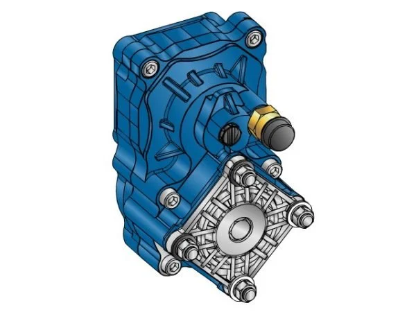 429Z6 PTO zadní Z.F. 16S221 - PTO R1.8 SE/R DIN 2.5 + RAC.