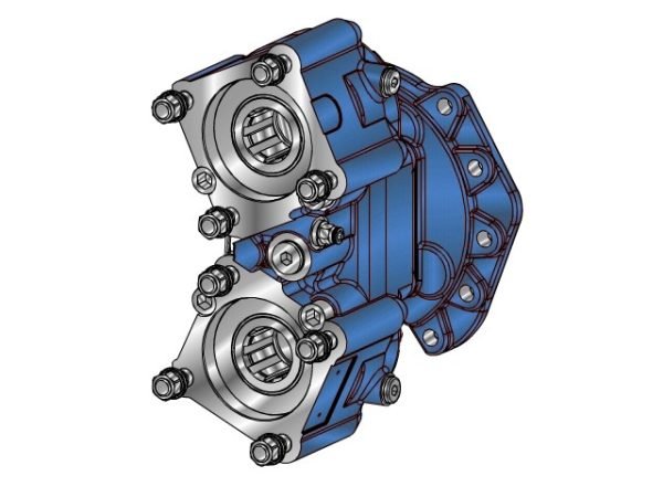 423M5 PTO dvojité zadní středně těžké provedení MERCEDES G4 - NEW PF POST DOPPIA USCITA SE/R | HSP Partners s.r.o. - Krnov