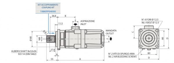 Pístové čerpadlo 25 cm³ OBOUSMĚRNÉ - řady PE ISO 25 cm³ | HSP Partners s.r.o. - Krnov
