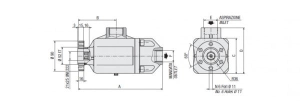 Pístové čerpadlo 12 cm³ OBOUSMĚRNÉ - řady 3162 UNI 12 cm³ | HSP Partners s.r.o. - Krnov