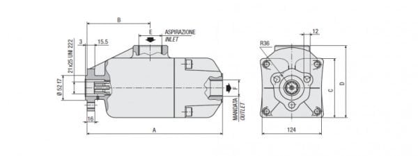 Pístové čerpadlo 70 cm³ OBOUSMĚRNÉ - řady 3166 UNI 70 cm³ | HSP Partners s.r.o. - Krnov