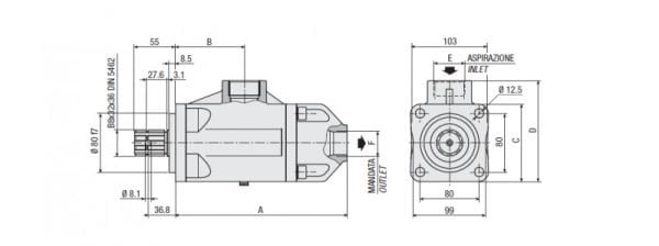 Pístové čerpadlo 16 cm³ OBOUSMĚRNÉ - řady 3162 ISO 16 cm³ | HSP Partners s.r.o. - Krnov