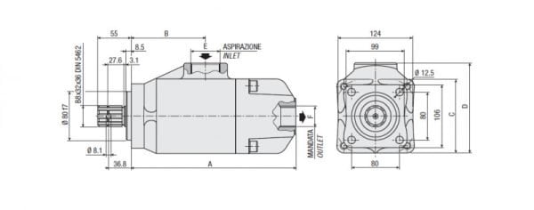 Pístové čerpadlo 70 cm³ OBOUSMĚRNÉ - řady 3166 ISO 70 cm³ | HSP Partners s.r.o. - Krnov